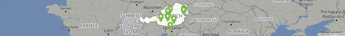 Map view for All open pharmacies and emergency services in Austria